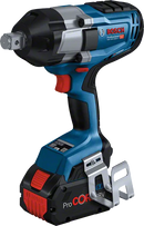BOSCH GDS 18V-1050 H Cordless Impact Wrench 3/4 inch 18 V 1050 N.m + 2 Batteries - 06019J8522