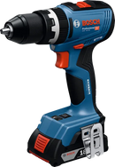 Bosch Impact Cordless Drill 18 V  65 N.m+ 2 Batteries ,  Model:  GSB 18V-65 - 06019N31K0