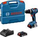 Bosch Impact Cordless Drill 18 V  65 N.m+ 2 Batteries ,  Model:  GSB 18V-65 - 06019N31K0