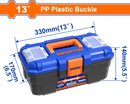 WADFOW 13" Plastic Tool Box with Plastic Buckle – WTB1313