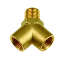 Brass Y-Shaped 3-Way Connector (1 Male × 2 Female Threads) – Gold or Nickel Plated-Model EY