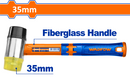 WADFOW Rubber and plastic hammer 35mm Unique design fiberglass handle - WHM7305