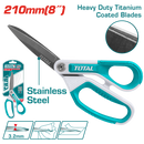 توتال تولز مقص متعدد الاغراض  210 مم  8 بوصة   - THSCRS812108