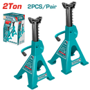 Total tools 2pcs Jack stand set 2Ton. - THJS0201