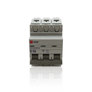 Circuit breaker 3P used to protect electrical circuit from damage caused by overcurrent/overload or short circuit.