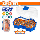 WADFOW 32 Pcs screwdriver bits set WBS3B32