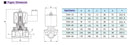 Brass Solenoid Valve  2/2 - 8 Bar  Without coil (Normal Close)- Model - TUW