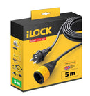 وصلة تطويل كهرباء طول الكابل 5 متر اي لوك - ILOCK-CALBE CONNECTION-5M