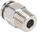 Pneumatic Metal Connector for Tube x male Thread – Model MPC