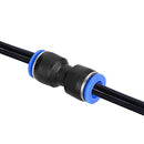 Straight Union Connector Two Way Pneumatic Air tube fittings Tube - Model TPU