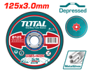 Total tools Abrasive metal cutting disc Depressed centre 125X3X22.2 mm - TAC2211251