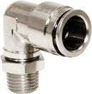 Pneumatic Metal Male Elbow Connector for Tube x Thread – Model MPL