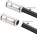 Pneumatic Metal Straight Connector tube to Tube – Model MPUC