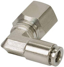 Female Elbow Metal Pneumatic Connector Thread x  Tube – Model MPLF