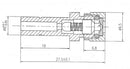 Mist Nozzle With Metal Body – Model : CT