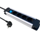 مشترك المونيوم 4 مخرج كابل 3 متر  اى لوك - ILCOK-ALLOY-4PLUG POWER DISTRIBUTOR-16A