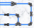 Tube to Tube Pneumatic Straight Union Reducer Connector – Model TPG