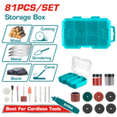 Total tools  Accessories set for mini grinder 81 pcs -TAKMG8081