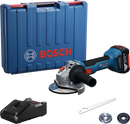 Bosch  PRO GWS 18V-8 Cordless Angle Grinder 5 inch , 18 V with  battery and  charger  - 06019N9021