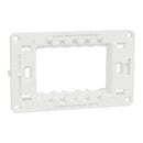 Schneider Supporting Frame, Miluz E, 3 gang, white - M3TB01S-03
