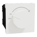 Schneider Dimmer, Miluz E, Rotary Knob, Mechanism, White - M3TB1-250DM