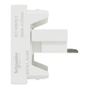 Schneider Telephone Outlet, Miluz E, 6 Pin, 4 Wire, mechanism with shutter, white  - M3TB1-RJ4M
