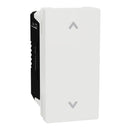 Schneider Roller Blind Switch, Miluz E, 10A, 250V, 1 Module, White - M3TB31-ROL
