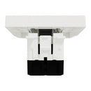 Schneider Doorbell Switch , Miluz E, 10A, 250V, 2 module, White - M3TB31-BP-2M