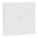 Schneider Doorbell Switch , Miluz E, 10A, 250V, 2 module, White - M3TB31-BP-2M