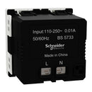 Schneider Doorbell Buzzer, Miluz E, 2 Module, White - M3TB31-DB