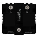 Schneider German Socket outlet, Miluz E, 16A, 250V, 2 Pin with earth, 2 Module, White - M3TB426-GR