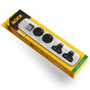 مشترك كهرباء 16 امبير 4 مخرج ( 2 عين شوكو و 2 عين  MK ) من اي لوك - Power Strip 2 MK+2 Schuko Outlets