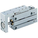 Compact Double Acting pneumatic sliding table Diameter 16 mm (linear guide rail )  - MXH16