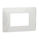 Schneider Cover Frame, New Unica, 1 Gang, 3 Modules, White - NU210318