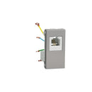Schneider New Unica Telephone Socket, RJ12, Aluminium - NU349130