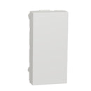 Schneider New Unica Blind Cover Plate for 1 Module, White - NU986518