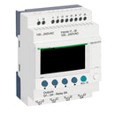 Schneider compact smart relay Zelio Logic - 12 I O - 100..240 V AC - clock - display - SR2B121FU
