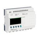 Schneider compact smart relay Zelio Logic - 20 I O - 24 V DC - clock - display - SR2B201BD