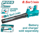 توتال تولز بلاور  طرد برشليس بطاريه 20 فولت - بدون بطاريه و شاحن - TABLI20428 
