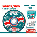 TOTAL TOOLS  Abrasive metal cutting disc 4-1/2″ - TAC22111550