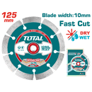 Total Tools Diamond Concrete Cutting Disc 5" 22.2mm × 10mm – TAC2111253