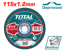 Total tools Abrasive metal cutting disc  4.5 inch 1.2 mm  -   TAC2121152