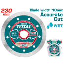 Total tools Wet diamond disc 9 inch 22.2 mm 150 % long life - TAC2122301