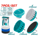 Total Tools 7-Piece Drill Cleaning Brush Set – Assorted Sizes – TACB0701