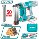 Total Tools Cordless brad nailer Brushless 20v 50mm-without Battery and Charger - TCBNLI5005