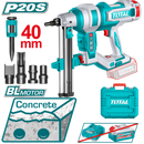 Total Tools Cordless concrete nailer 20v 40mm- Without Battery and Charger - TCNLI9005