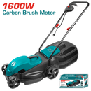 Total Tools Electric lawn mower 1600 W 38 cm Carbon brush motor -TGT616152