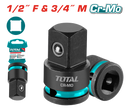 TOTAL TOOLS 1/2" Female to 3/4" Male Impact Socket Adapter –  THIAD1234