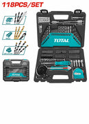 TOTAL TOOLS 118Pcs accessories set - THKTAC011182