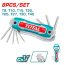 TOTAL TOOLS
 8pcs Torx key  THT1061846